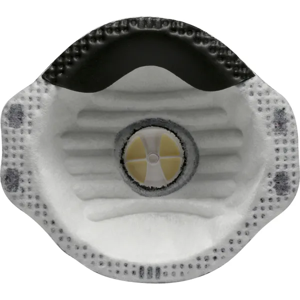 Deluxe N95 Disposable Respirator with Butterfly Valve, Nuisance Level for OV-AG-Ozone and FR Material - 10 Pack