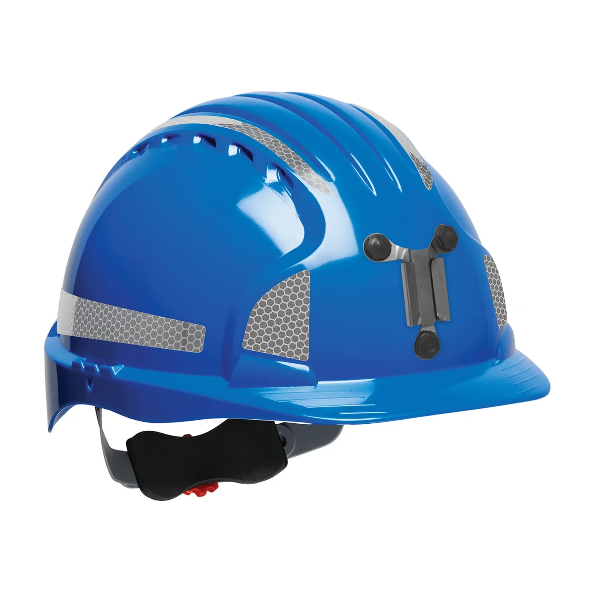 Standard Brim Mining Hard Hat with HDPE Shell, 6-Point Polyester Suspension, Wheel Ratchet Adjustment and CR2 Reflective Kit