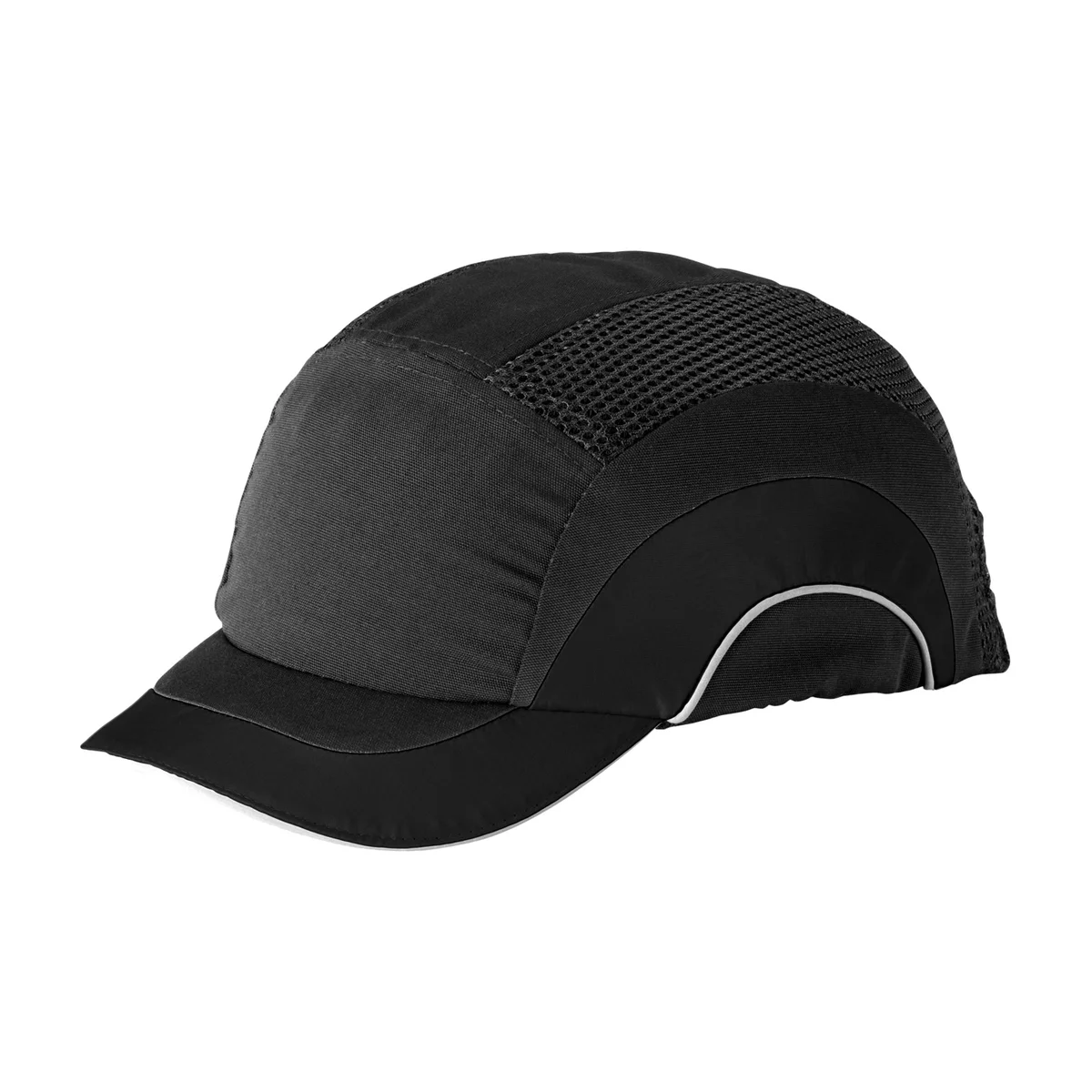 HardCap A1+™ Baseball Style Bump Cap with HDPE Protective Liner and Adjustable Back - Short Brim