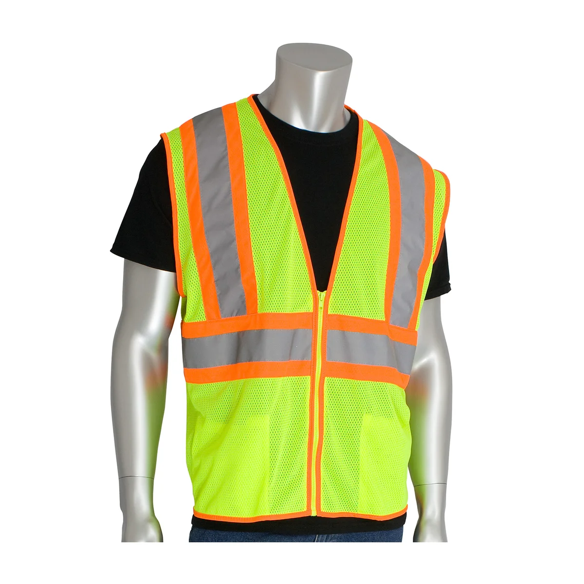 PIP® ANSI Type R Class 2 Value Two-Tone Mesh Vest