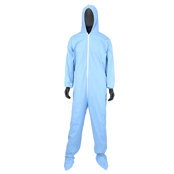 Posi-Wear Flame Resistant Coverall Hood, Boot, Elastic Wrist & Ankle, 80 gsm