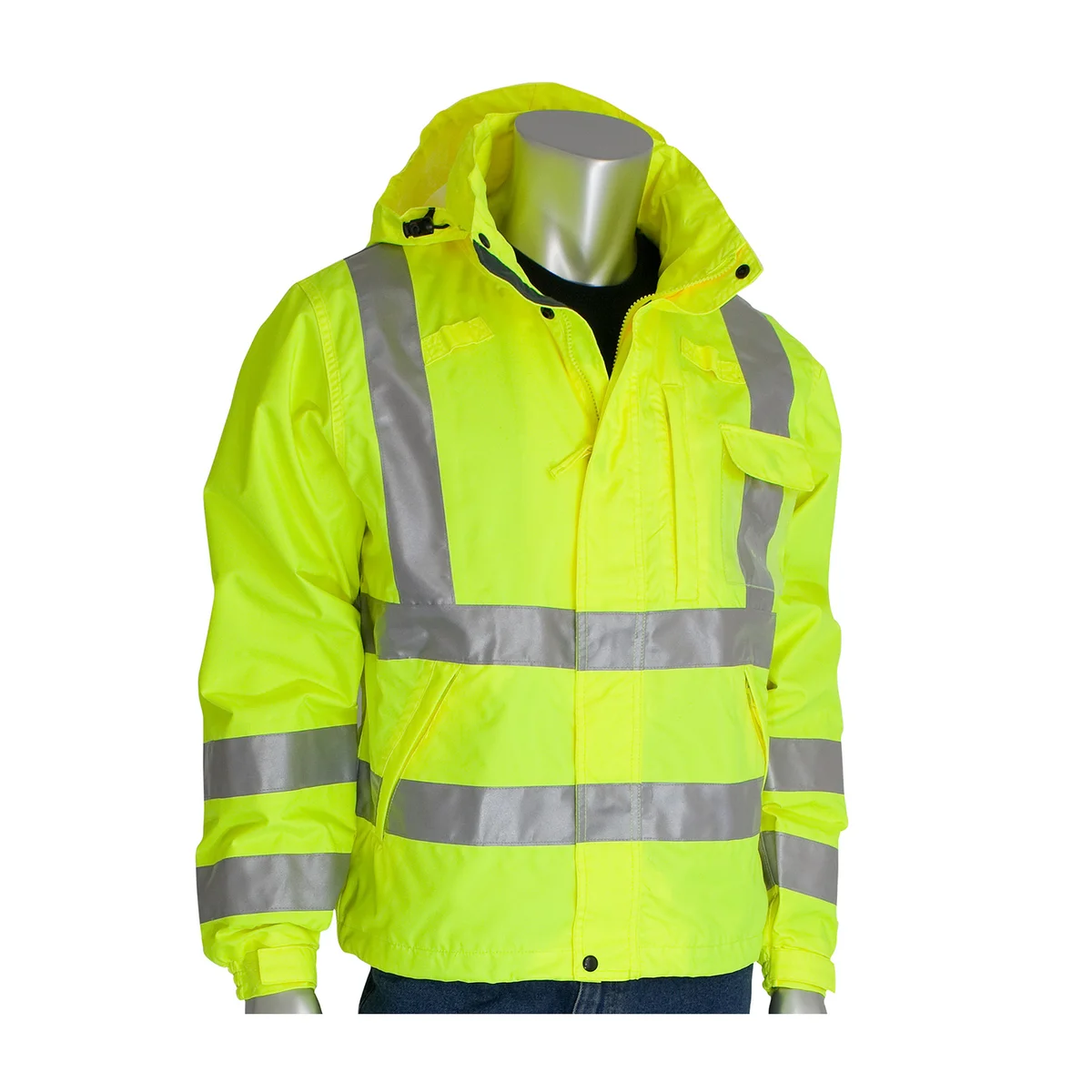 VizPLUS™ ANSI Type R Class 3 Heavy Duty Waterproof Breathable Jacket