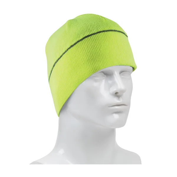 Winter Beanie Cap with Reflective Stripe
