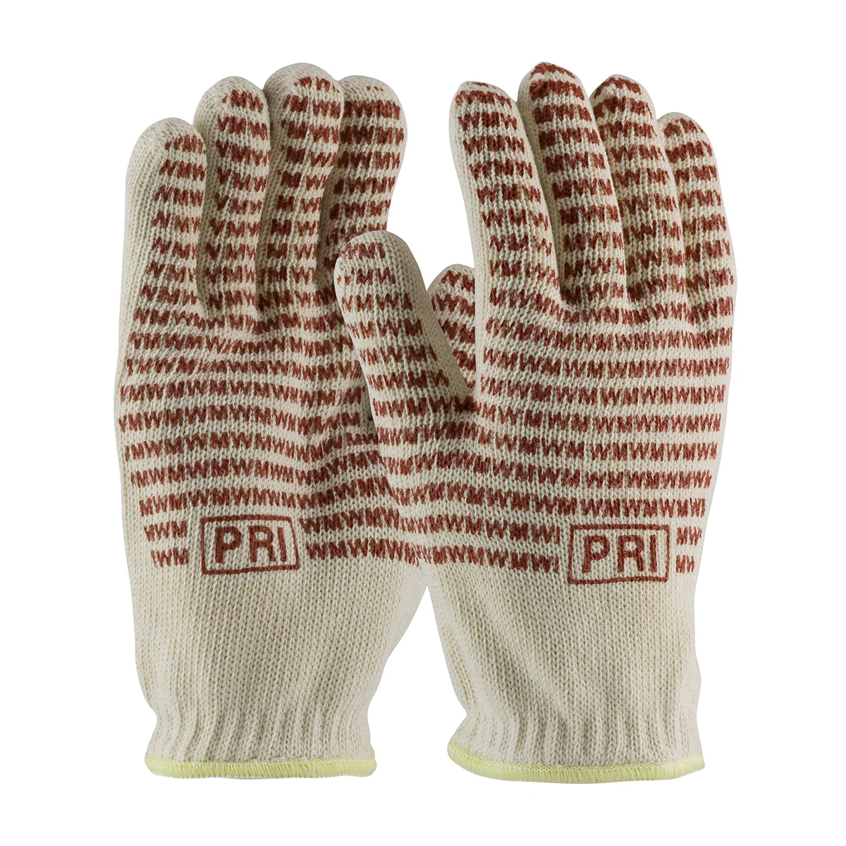 PIP® Double-Layered Cotton Seamless Knit Hot Mill Glove with Double-Sided EverGrip™ Nitrile Coating - 24 oz