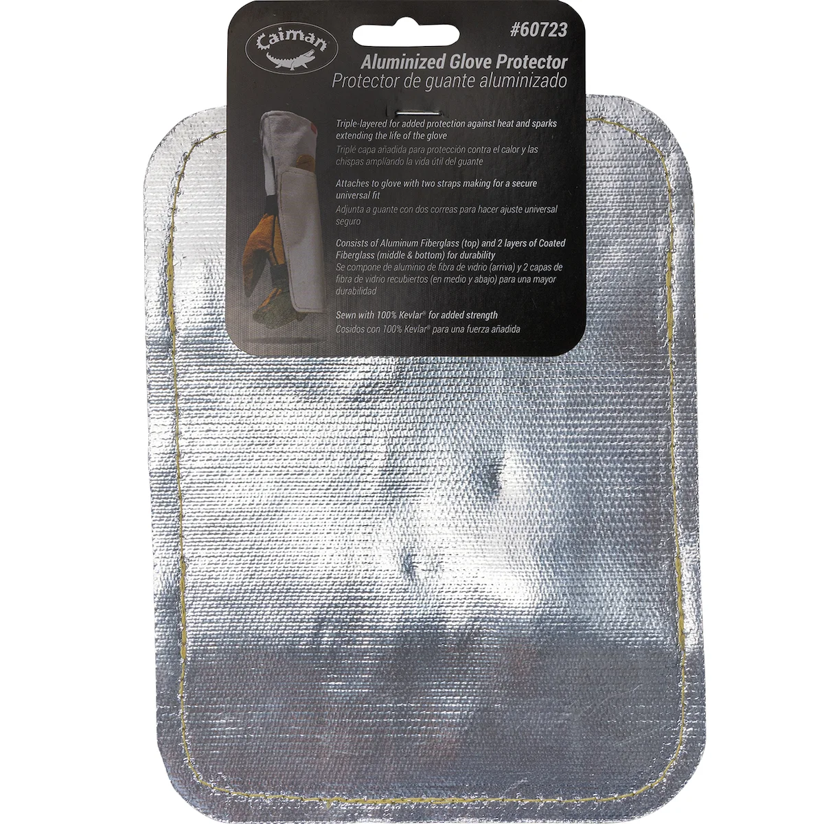 Aluminized Welding Glove Protector with DuPont™ Kevlar® Stitching - Triple Layered Fiberglass