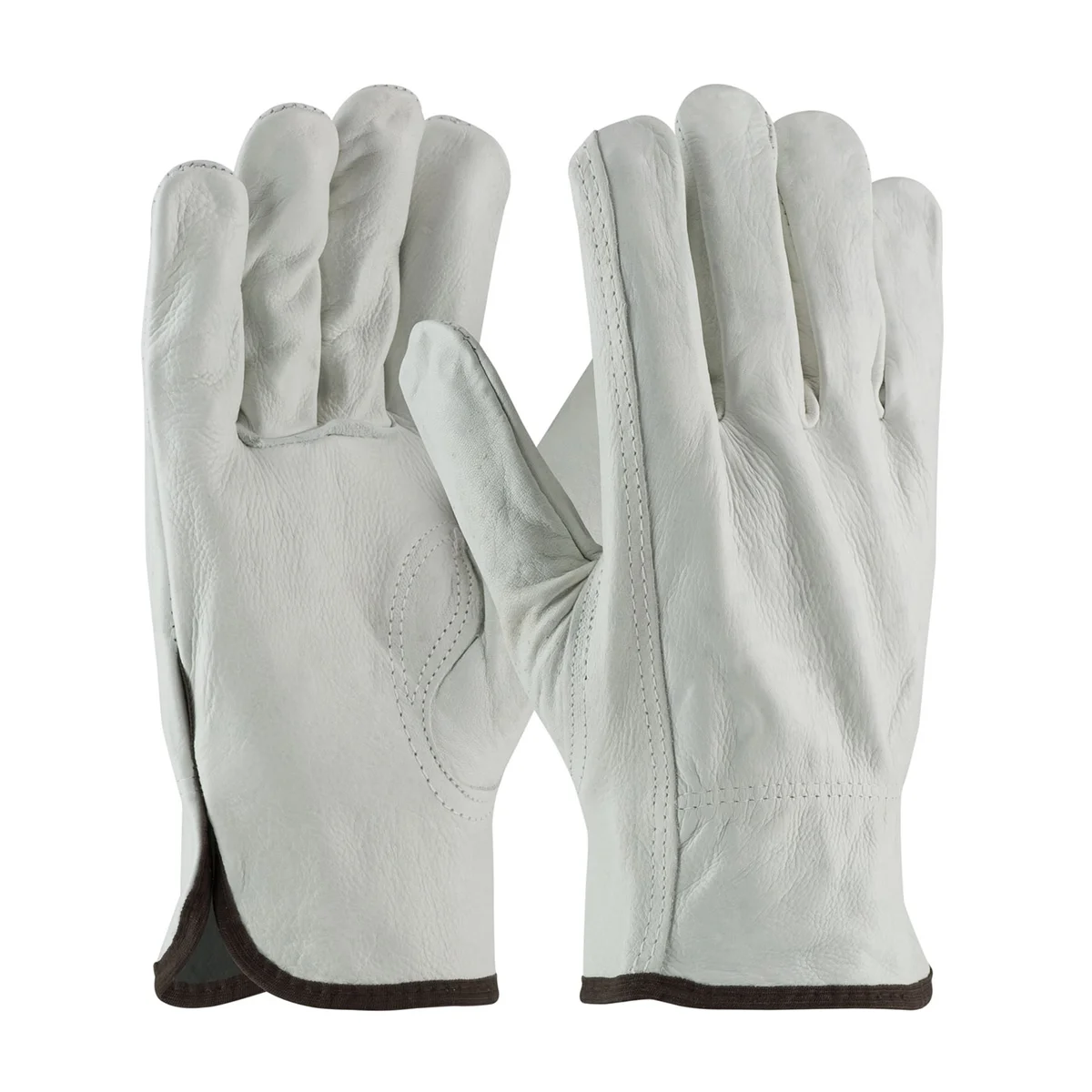 PIP® Regular Grade Top Grain Cowhide Leather Drivers Glove - Keystone Thumb