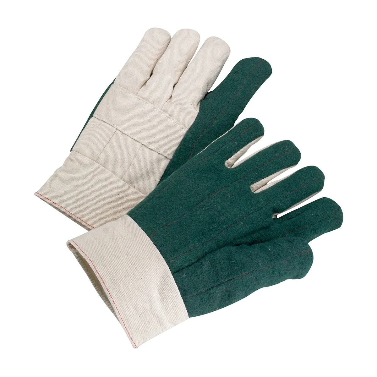 PIP® Regular Weight Hot Mill Glove with Band Top Cuff and Cotton/Polyester Shell