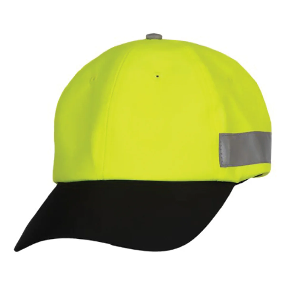 Reflective Apparel™ Two-Tone Hi-Vis Safety Baseball Hat with Adjustable Sweatband