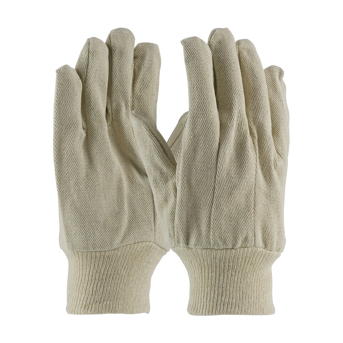 PIP® Economy Grade Cotton/Polyester Canvas Single Palm Glove - Knit Wrist