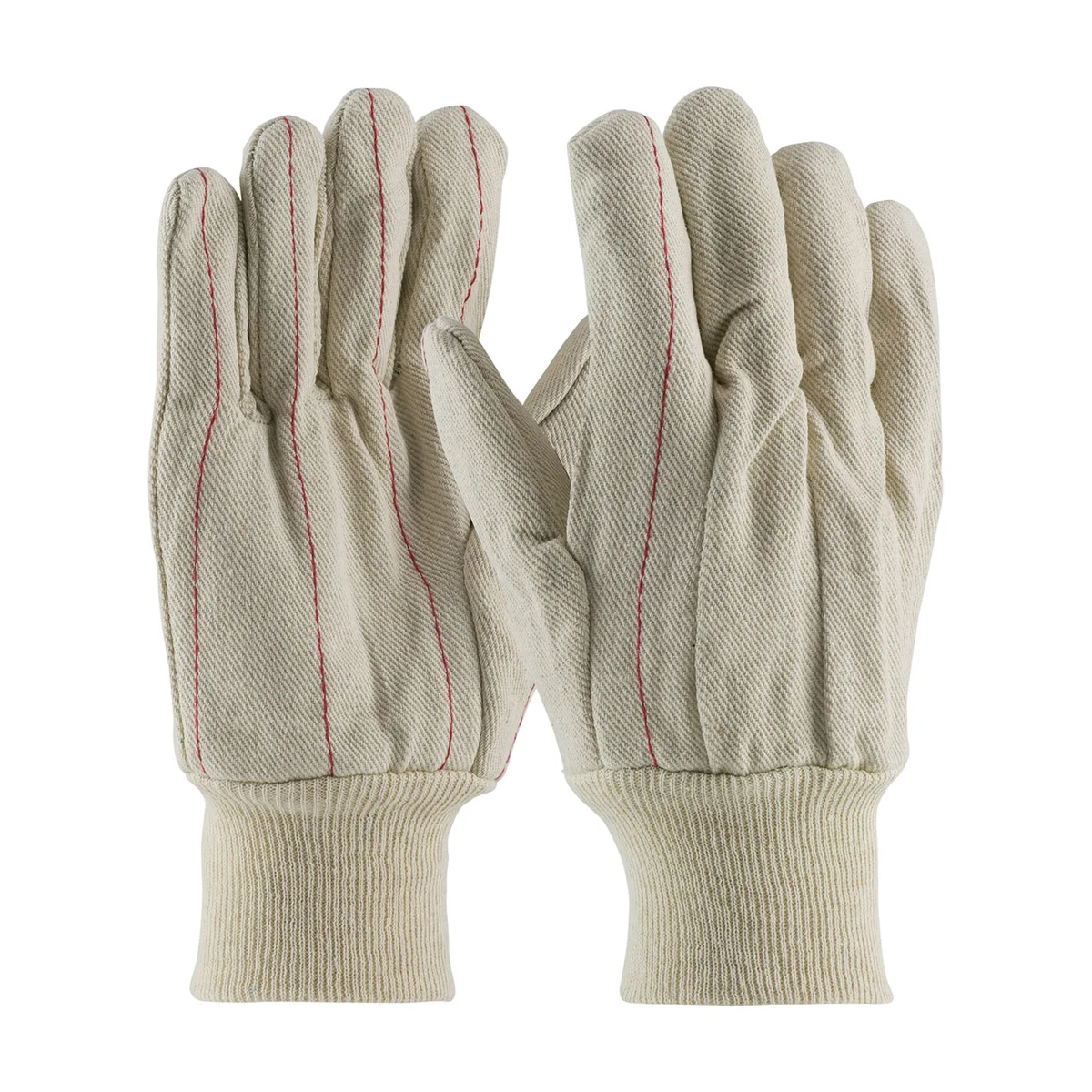 PIP® Cotton Canvas Double Palm Glove with Nap-In Finish - Knit Wrist