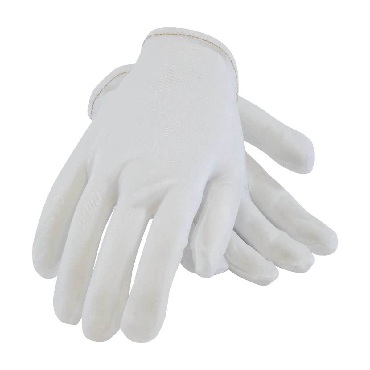 CleanTeam® 40 Denier Tricot Inspection Glove with Rolled Hem Cuff - Ladies'