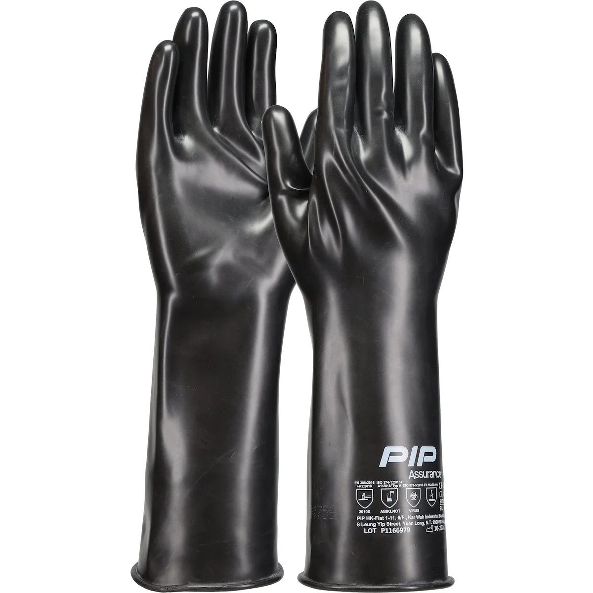 Assurance® 20 Mil Butyl Rubber Glove with Smooth Grip-14"