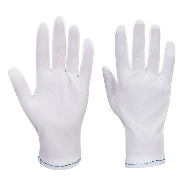 Portwest A010 Nylon Inspection Glove, White